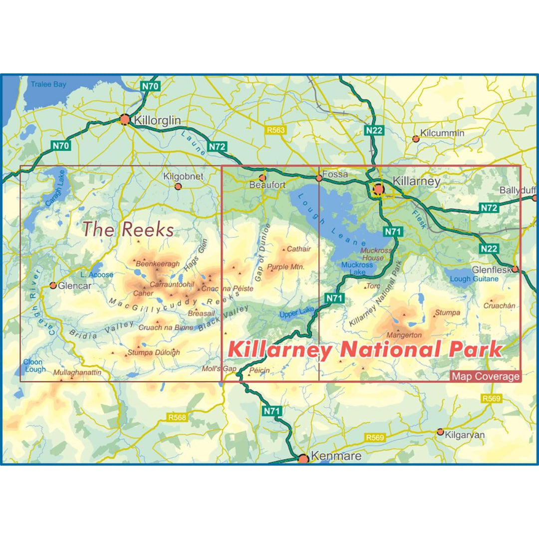 EastWest Mapping Killarney National Park Waterproof