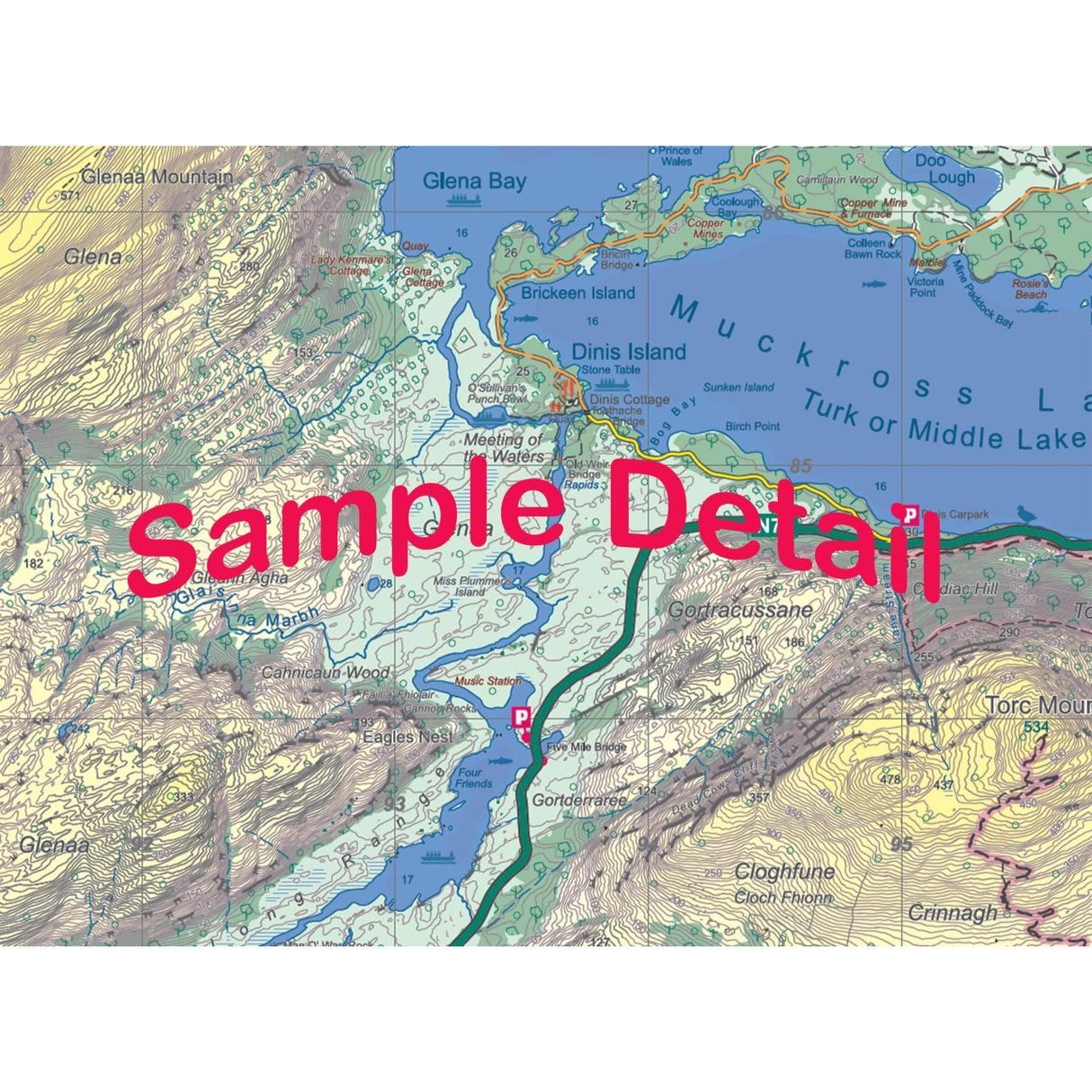 EastWest Mapping Killarney National Park Waterproof Map Default Title #- 53 Degrees North 