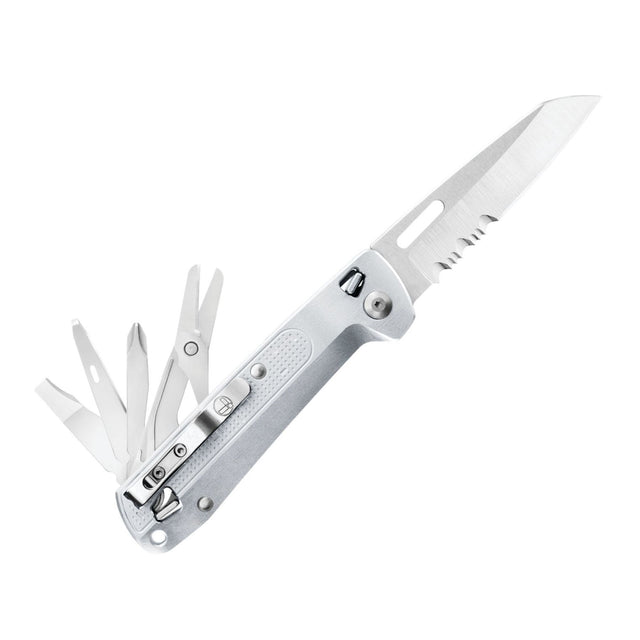 Leatherman Free K4X Pocket Knife Silver - 53 Degrees North 