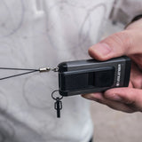 Ledlenser K6R Safety Keychain Light with Alarm Rose Gold-Grey - 53 Degrees North 