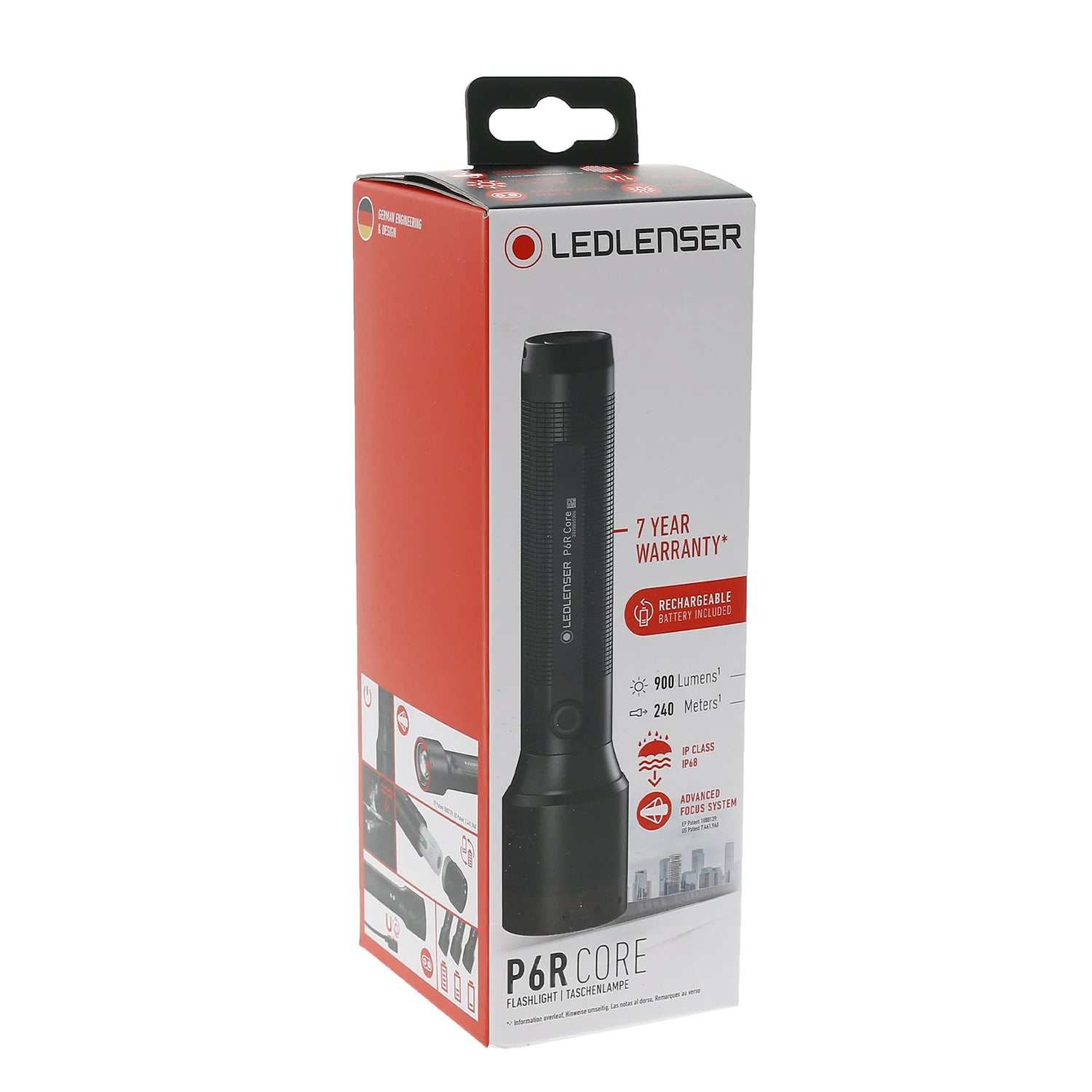 Ledlenser P6R Core Torch Black - 53 Degrees North 
