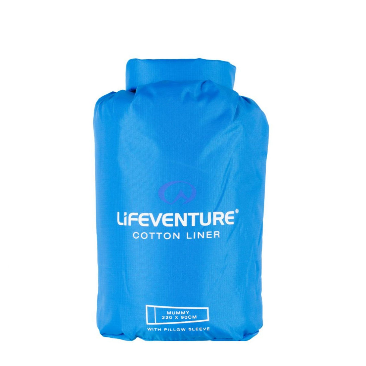 Lifeventure Cotton Sleeping Bag Liner Blue / Mummy-Blue / Rectangular - 53 Degrees North 