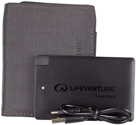 Lifeventure Lifeventure RFiD Charger Wallet Grey / One Size - 53 Degrees North 