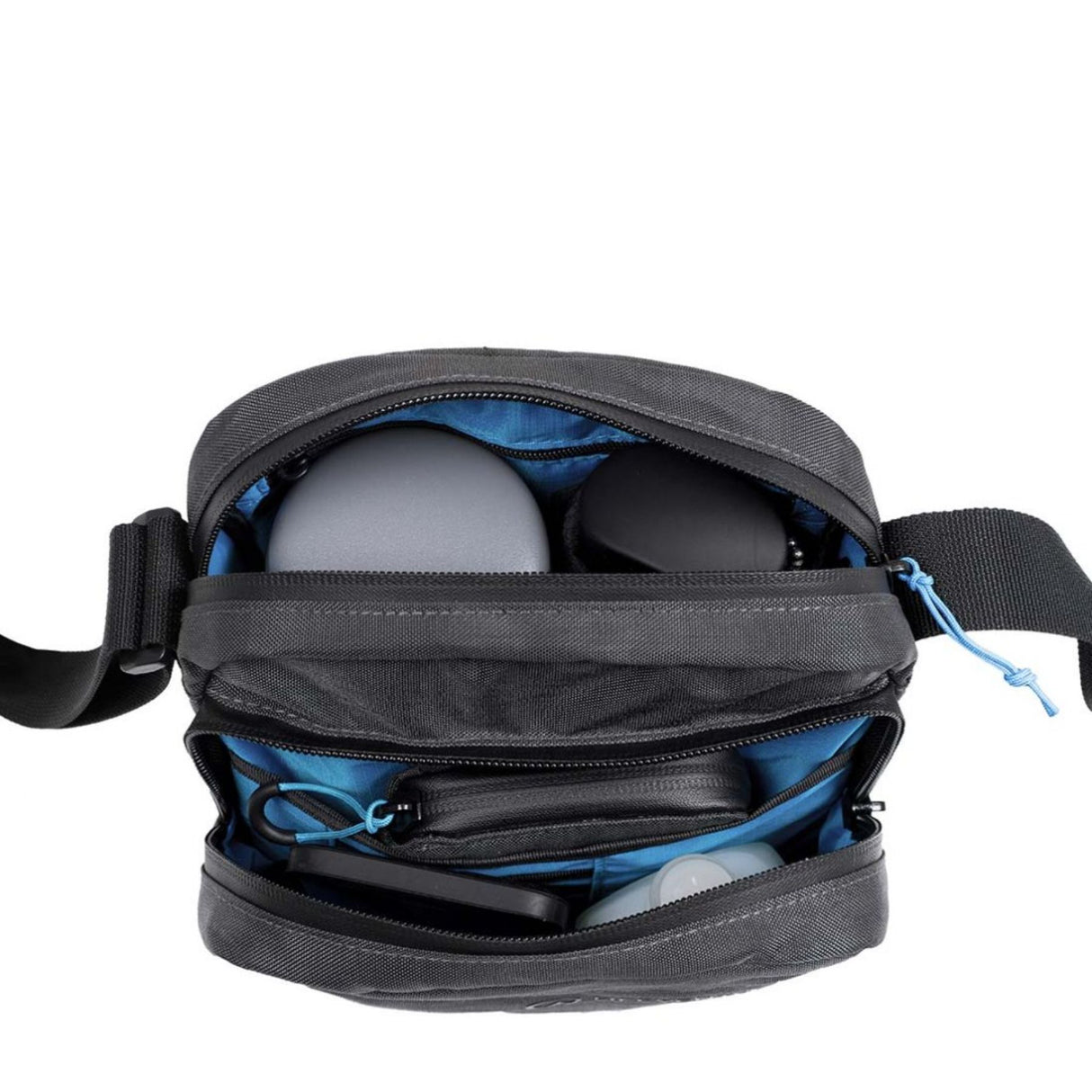 Lifeventure RFiD Shoulder Bag Grey - 53 Degrees North 