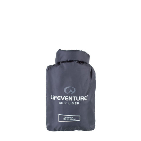 Lifeventure Silk Sleeping Bag Liner Grey / Mummy - 53 Degrees North 