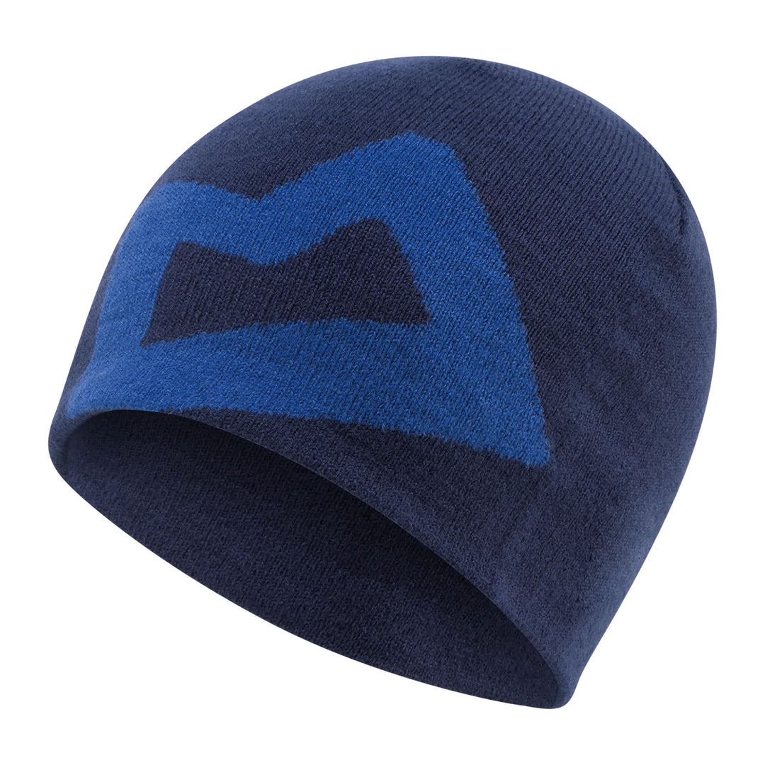 Mountain Equipment Branded Knitted Beanie #color_medieval-lapis-blue