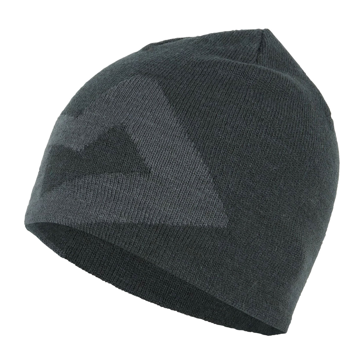 Mountain Equipment Branded Knitted Beanie Medieval/Lapis Blue-Raven/Shadow #- 53 Degrees North 