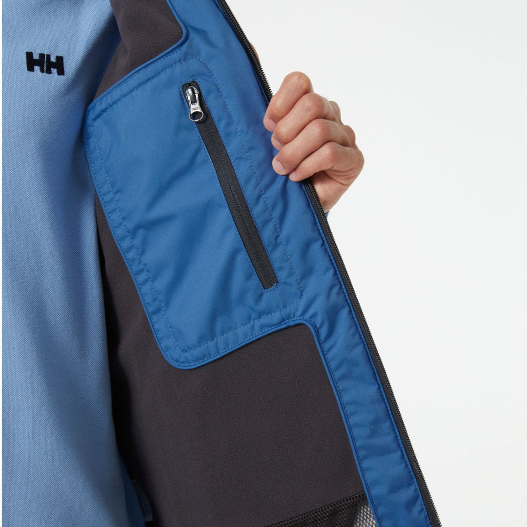 Helly Hansen Men's Crew Midlayer Jacket #color_azurite