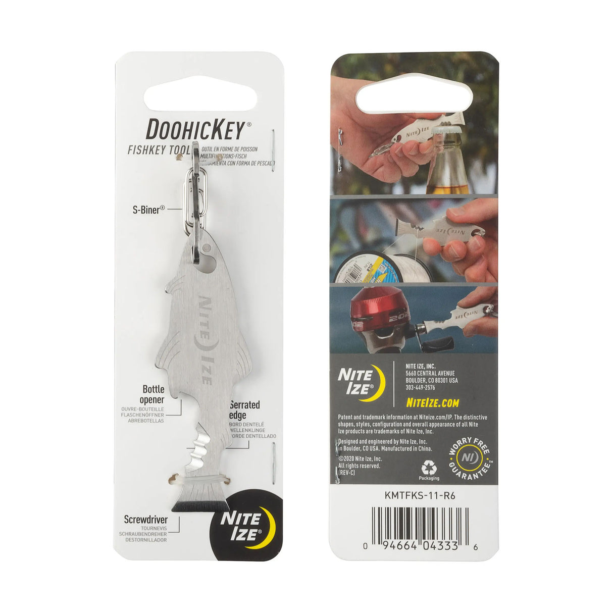 Nite Ize Doohickey Fishkey Stainless Steel - 53 Degrees North 