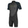 O'Neill Youth Reactor II 2mm Short Sleeve Back Zip Spring Wetsuit Black/Aqua / Age 3-4-Black/Aqua / Age 5-6-Black/Aqua / Age 7-8-Black/Aqua / Age 9-10-Black/Aqua / Age 11-12 - 53 Degrees North 