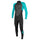 O'Neill Youth Reactor II 3/2mm Back Zip Full Wetsuit Black/Ocean / Age 3-4-Black/Ocean / Age 5-6-Black/Ocean / Age 7-8-Black/Ocean / Age 9-10-Black/Ocean / Age 11-12 - 53 Degrees North 