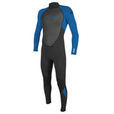 O'Neill Youth Reactor II 3/2mm Back Zip Full Wetsuit Black/Ocean / Age 3-4-Black/Ocean / Age 5-6-Black/Ocean / Age 7-8-Black/Ocean / Age 9-10-Black/Ocean / Age 11-12 - 53 Degrees North 
