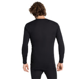 ODLO Men's Active Warm Eco Baselayer Top Black / Small-Black / Medium-Black / Large-Black / X-Large-Black / XX-Large - 53 Degrees North 
