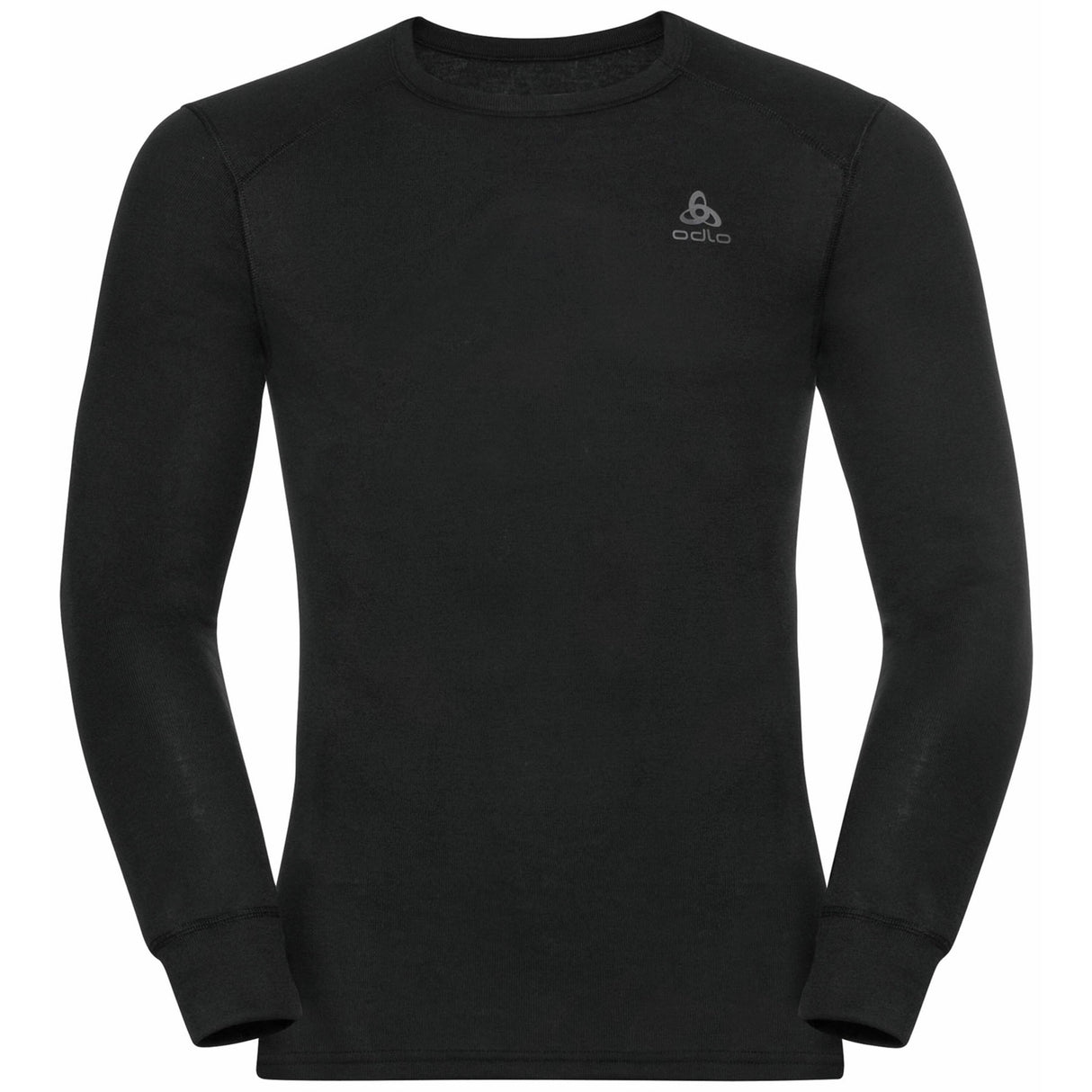 ODLO Men's Active Warm Eco Baselayer Top Black / Small-Black / Medium-Black / Large-Black / X-Large-Black / XX-Large - 53 Degrees North 