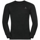 ODLO Men's Active Warm Eco Baselayer Top Black / Small-Black / Medium-Black / Large-Black / X-Large-Black / XX-Large - 53 Degrees North 