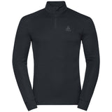 ODLO Men's Active Warm Eco Half Zip Turtleneck Baselayer Top Black / Small-Black / Medium-Black / Large-Black / X-Large-Black / XX-Large - 53 Degrees North 