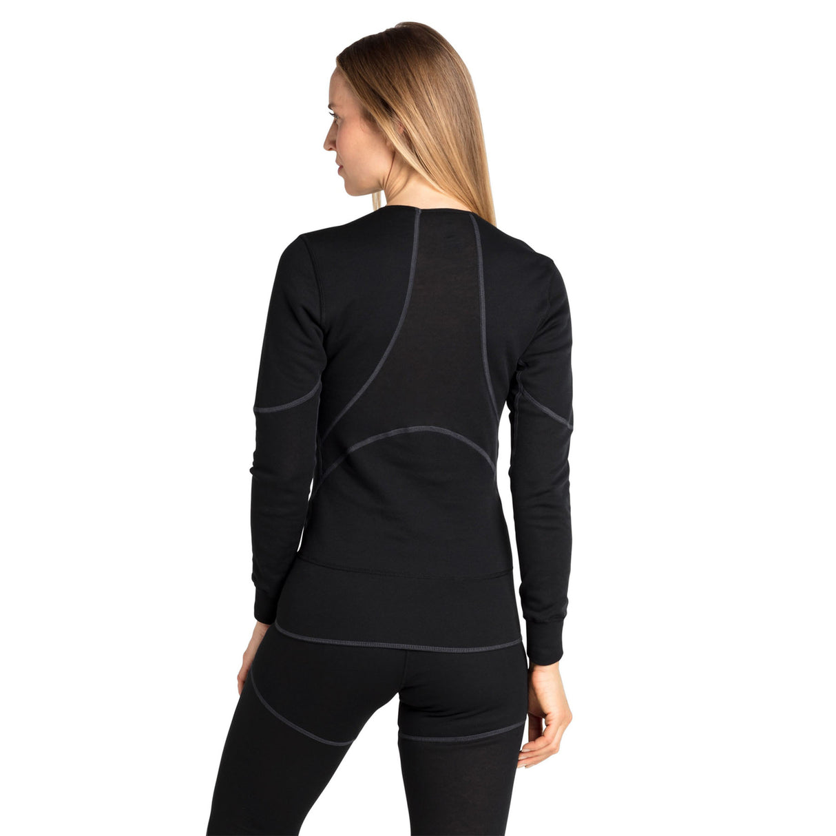 ODLO Women's Active X-Warm Eco Baselayer Top Black / X-Small-Black / Small-Black / Medium-Black / Large-Black / X-Large - 53 Degrees North 