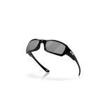 Oakley Fives Squared Black Iridium Polarized Sunglasses Polished Black - 53 Degrees North 