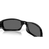 Oakley Fives Squared Black Iridium Polarized Sunglasses Polished Black - 53 Degrees North 