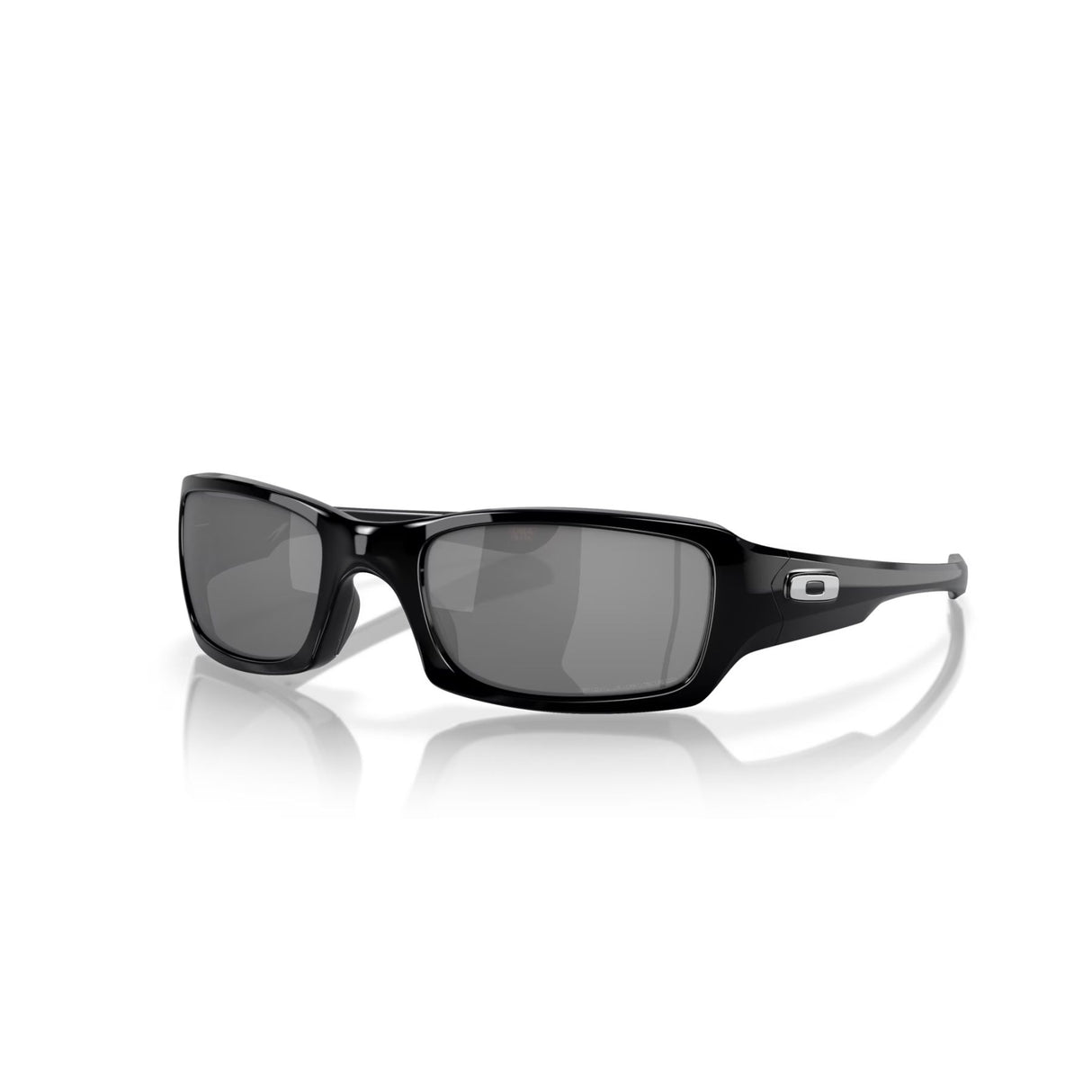Oakley Fives Squared Black Iridium Polarized Sunglasses Polished Black - 53 Degrees North 