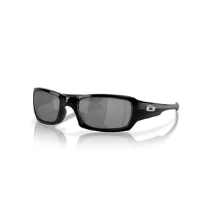 Oakley Fives Squared Black Iridium Polarized Sunglasses Polished Black - 53 Degrees North 