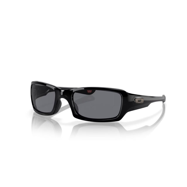 Oakley Fives Squared Grey Sunglasses Polished Black - 53 Degrees North 