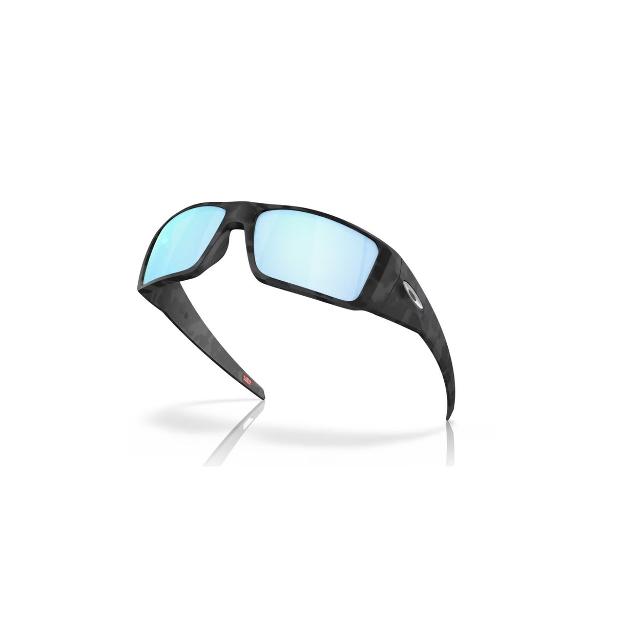 Oakley Heliostat Prizm Deep Water Polarized Sunglasses Matte Black Camo - 53 Degrees North