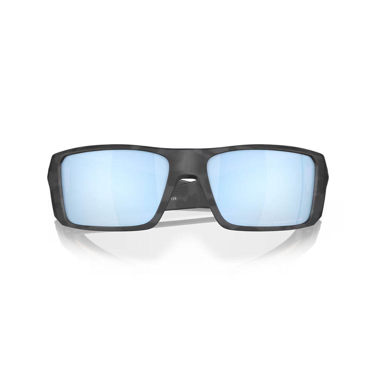 Oakley Heliostat Prizm Deep Water Polarized Sunglasses Matte Black Camo - 53 Degrees North