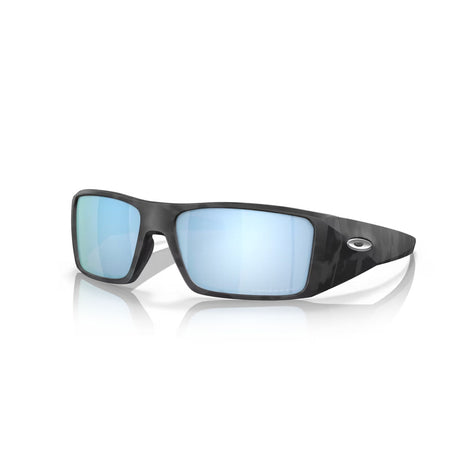 Oakley Heliostat Prizm Deep Water Polarized Sunglasses Matte Black Camo - 53 Degrees North
