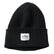 Kathmandu Unisex Badge Beanie Light Grey Marl / One Size-Black / One Size #- 53 Degrees North 