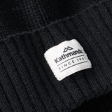 Kathmandu Unisex Badge Beanie Light Grey Marl / One Size-Black / One Size #- 53 Degrees North 