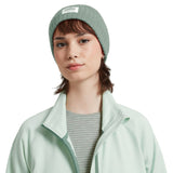 Kathmandu Unisex Badge Beanie Light Grey Marl / One Size-Black / One Size #- 53 Degrees North 