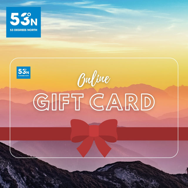 53 Degrees North Online Gift Card €20-€30-€50-€100-€150 #- 53 Degrees North 