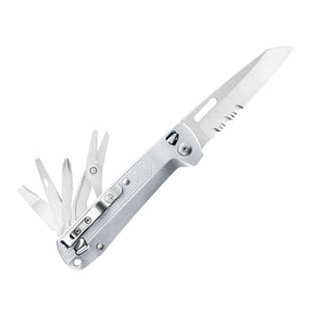 Leatherman Free K4X Pocket Knife Silver #- 53 Degrees North 