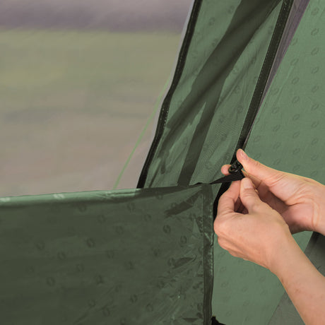 Outwell Greenwood 6 Person Family Tent Dark Leaf / 6 Person - 53 Degrees North 