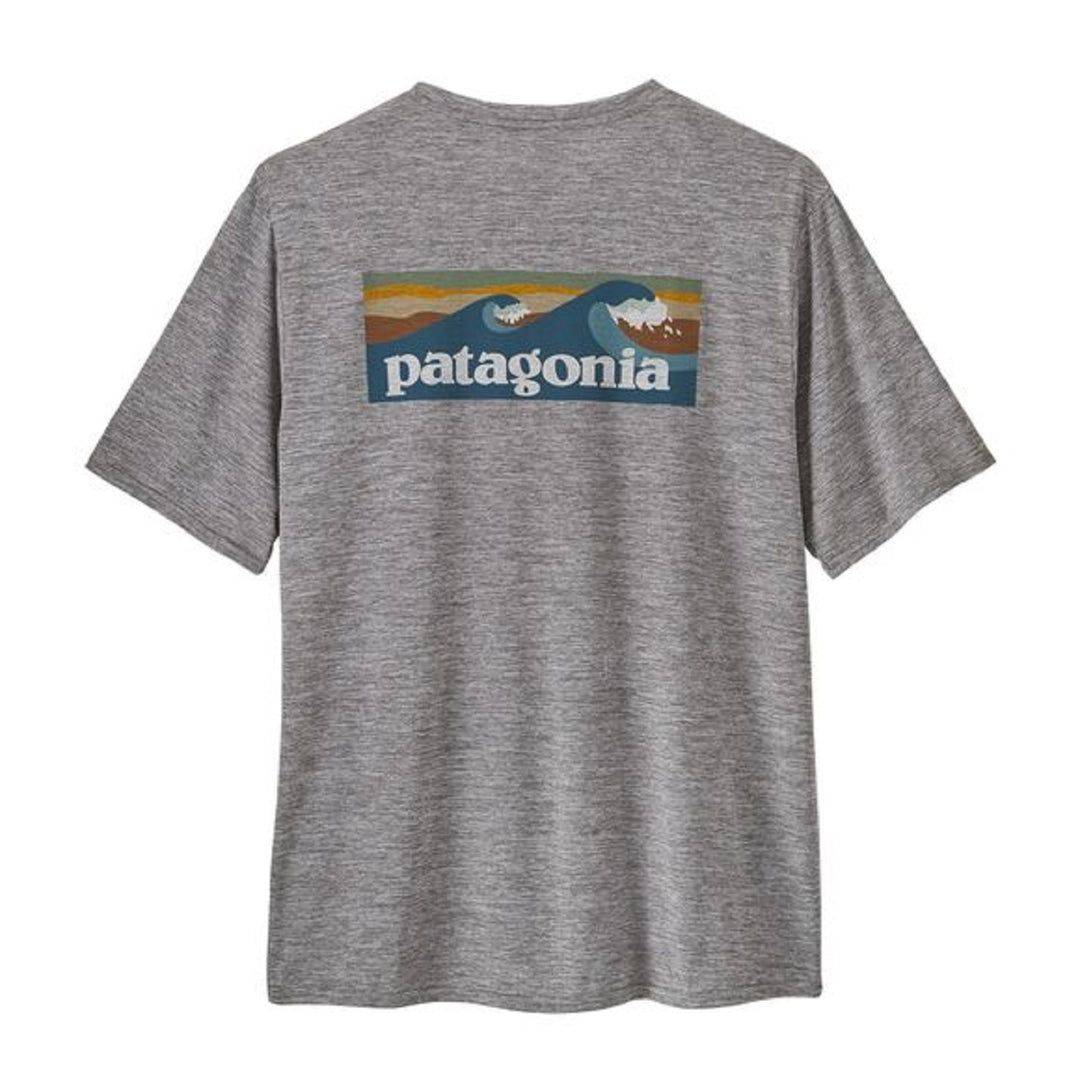 Patagonia Men's Cap Cool Daily Graphic Shirt - Waters #color_boardshort-logo-abalone-blue-feather-grey