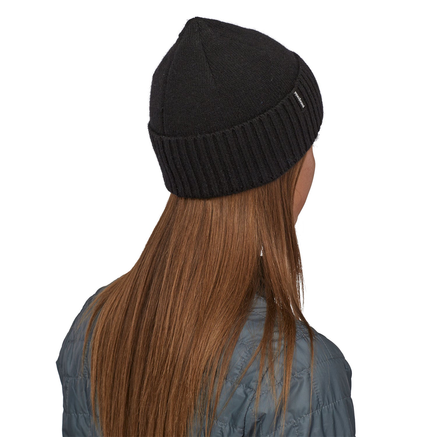 Patagonia Brodeo Beanie Hat Black-New Navy-Stormy Mauve - 53 Degrees North 
