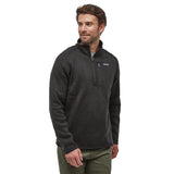 Patagonia Men's Better Sweater 1/4 Zip Black / X-Small-Black / Small-Black / Medium-Black / Large-Black / X-Large - 53 Degrees North 