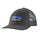 Patagonia P-6 Logo LoPro Trucker Hat Forge Grey-White/Peach Sherbet-Barnacle Blue-Black-New Navy - 53 Degrees North 
