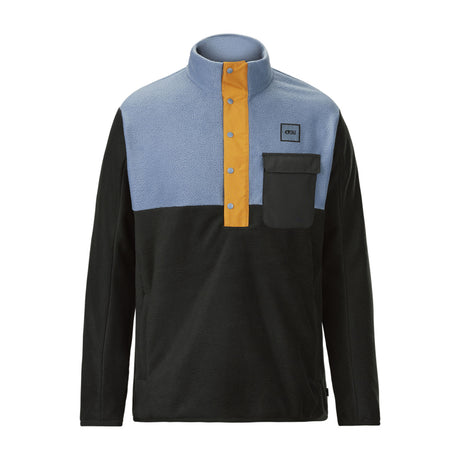 Picture Men's Mathew 1/4 Fleece Pullover Autumn Blaze/Latte / Small-Autumn Blaze/Latte / Medium-Autumn Blaze/Latte / Large-Autumn Blaze/Latte / X-Large - 53 Degrees North 