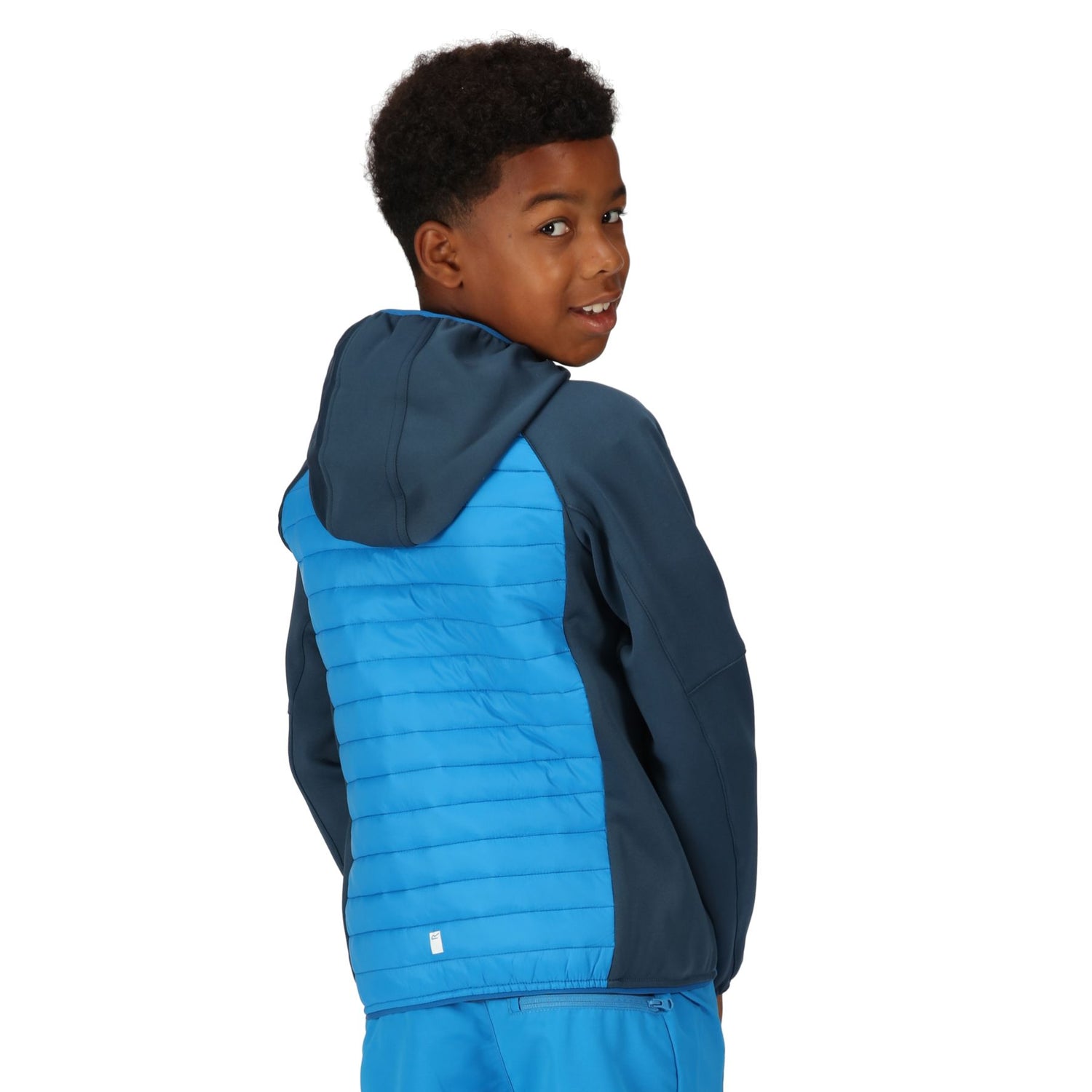 Regatta Kids Kids' Kielder Hybrid VI Jacket Seal Grey/Black / Age 3-4-Seal Grey/Black / Age 5-6-Seal Grey/Black / Age 7-8-Seal Grey/Black / Age 9-10-Seal Grey/Black / Age 11-12 #- 53 Degrees North 