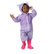 Regatta Kids Infants' Charco Breathable Waterproof Puddle Suit Pansy Unicorn / 6-12 Months-Pansy Unicorn / 12-18 Months-Pansy Unicorn / 18-24 Months-Pansy Unicorn / 24-36 Months-Pansy Unicorn / 36-48 Months - 53 Degrees North 