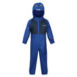 Regatta Kids Infants' Charco Breathable Waterproof Puddle Suit Nautical Blue Shark / 6-12 Months - 53 Degrees North
