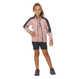 Regatta Kids Kids' Junior Highton Full Zip Fleece II Jacket Dusky Rose/Seal Grey / Age 3-4-Dusky Rose/Seal Grey / Age 5-6-Dusky Rose/Seal Grey / Age 7-8-Dusky Rose/Seal Grey / Age 9-10-Dusky Rose/Seal Grey / Age 11-12 - 53 Degrees North 