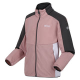 Regatta Kids Kids' Junior Highton Full Zip Fleece II Jacket Dusky Rose/Seal Grey / Age 3-4-Dusky Rose/Seal Grey / Age 5-6-Dusky Rose/Seal Grey / Age 7-8-Dusky Rose/Seal Grey / Age 9-10-Dusky Rose/Seal Grey / Age 11-12 - 53 Degrees North 