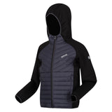 Regatta Kids Kids' Kielder Hybrid VI Jacket Seal Grey/Black / Age 3-4-Seal Grey/Black / Age 5-6-Seal Grey/Black / Age 7-8-Seal Grey/Black / Age 9-10-Seal Grey/Black / Age 11-12 - 53 Degrees North 