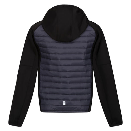 Regatta Kids Kids' Kielder Hybrid VI Jacket Seal Grey/Black / Age 3-4-Seal Grey/Black / Age 5-6-Seal Grey/Black / Age 7-8-Seal Grey/Black / Age 9-10-Seal Grey/Black / Age 11-12 - 53 Degrees North 