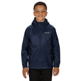 Regatta Kids' Pack-It III Waterproof Jacket Midnight / Age 3-4 - 53 Degrees North