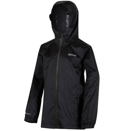 Regatta Kids' Pack-It III Waterproof Jacket Midnight / Age 3-4 - 53 Degrees North