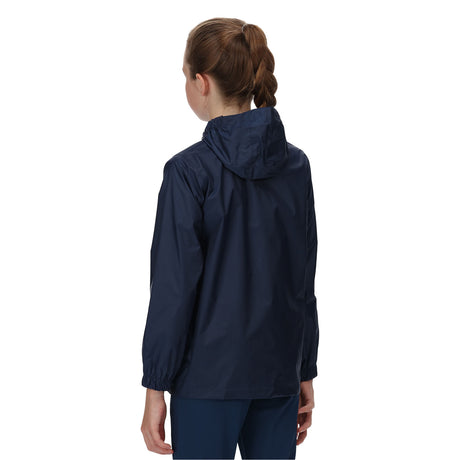 Regatta Kids' Pack-It Waterproof Packaway Jacket Midnight / Age 3-4-Midnight / Age 5-6-Midnight / Age 7-8-Midnight / Age 9-10-Midnight / Age 11-12 - 53 Degrees North 